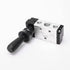 JIUWU 4H210-085 Way Pneumatic Air Hand Lever Operated Valve, Manual Control Valves Port 1/4 Inches