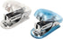 Small Handheld Stapler, Easy to Use, Practical, Durable, 2pcs for Office (White Blue)