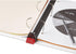 Universal 30712 Push-Open Deluxe Plus D-Ring View Binder, 1-Inch Capacity, 8-1/2 x 11, White by Universal