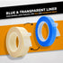 WOD SPT7A UHMW Polyethylene Transparent Film Slick Tape, 3/4 inch x 36 yd, Aggressive Adhesive
