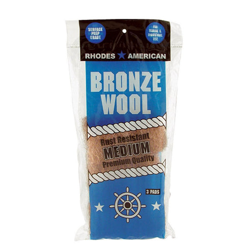 Homax Medium Grade Bronze Wool, 3 Pad - 33873123019