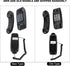 Bewinner Corded Phone, Landline Phone with Flash Function, Mute, Redial, Desktop Wall Phone (Black)