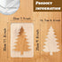 7.87x 11.81 inch Tree Pattern Router Template Acrylic Router Template for Woodworking Drawing Inlay Templates for Wood