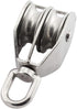M50 Double Pulley Block, Stainless Steel Heavy Duty Hardware, Double Wheel Swivel Rigging Lifting Wheel
