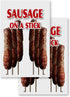 SignMission Sausage On A Stick (2-Pack) 24" x 36" Vinyl Decals | Sign