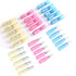 120 Pcs Heat Shrink Bullet Connectors, Insulated Waterproof Marine Bullet Terminals for Automotive, Electronics