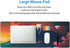 Sunset Pink Clouds Mountain Gaming Mouse Pad XL, Large Non-Slip Rubber Mousepad, Long Extended Mouse Pad, 31.5'' X