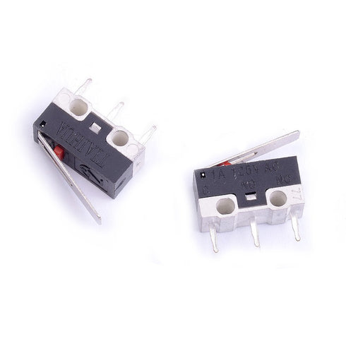 25Pcs AC 1A 125V 3Pin SPDT Limit Micro Switch, Long Hinge Lever for Arduino (Pack of 25) CYT1073