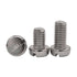 Generic 304 Screw(100Pcs,35MM_M3) Slotted Cheese Head Screws Cap Stainless Steel