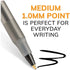 BIC Round Stic Medium 500CT BLK