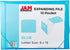 JAM PAPER Accordion Folders - 13 Pocket Plastic Expanding File, Letter Size, 9 x 13, Blue Grid, Sold Individually