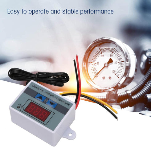 XH-W3001 Temperature Controller Thermostat Switch, Digital LED Programmable with Waterproof Sensor Probe