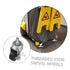 4Pcs Caster Wheels with Brakes Threaded Stem Swivel Cart Wheels for Home and Salon Use Easy to Install Replacement