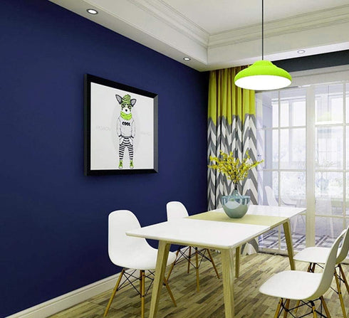 Countertop 17.7" 393.7" Yasinet Peel and Stick Wallpaper Blue Wallpaper Blue Contact Paper Navy Waterproof Self