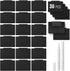 Mr. Pen- Basket Labels Clip On Set, 32 pcs, 30 Removable Bin Labels with 2 Chalk Markers for Storage Bins