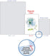 The Best Card Company Loving Sympathy Card with Envelope, Inspirational Religious Bereavement Greeting, Basic Blooms