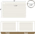 zmybcpack 6 Pack 360 4x6 Inch (60 Pack), 4x6 Pcs Lined Flash Cards with Binder Rings Sheets Each Ruled Index Cards