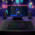 Qisan RGB Large Gaming Mouse Pad with Nonslip Base - 31.5 x 11.8 Inch, Soft LED Extended Mousepad with Anti-Slip Rubber