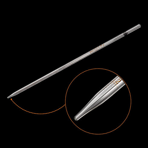 PATIKIL Graduated Dropper Pipettes - 1 Pcs 2ml Reusable Borosilicate Glass for Liquid Transfer