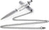 Baron-Jewelry Crystalline Stylus Pen Necklace with Crystals (Silver)