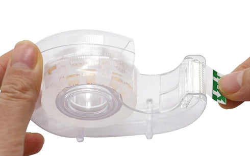 BOMEI PACK Office Transparent Tape with Dispenser, 16PACK Clear Refill Rolls for Gift Wrap Tape Dispenser (3/4in x