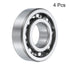 uxcell 4 Pcs Deep Groove Ball Bearing, 62/22, 22mm x 50mm x 14mm, High Carbon Chrome Steel Z3 Double Rubber Sealed