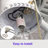Zing Ear ZE-109 E89885 Ceiling Fan Light Switch, Two-Wire Light Switch with Pull Chain for Hunter Ceiling Fans, 2 Pack