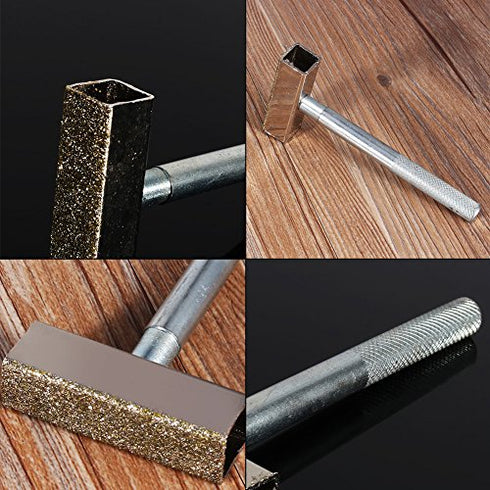 Diamond Grinding Disc Heavy Duty Diamond Coated Head Wheel Dresser Bench Grinder Correct Dressing Tool with Secure Grip