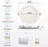 6 Inch, 12W 1080LM Dimmable 4 Pack Smart LED Recessed Ceiling Soffit Lights Canless Recessed Lights with and RGB+CCT
