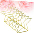 Elegant Gold Iron Bookends for Stylish Home Office Decor