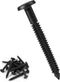 60 Pcs 3 Inch Vinyl Shutter Fasteners Heavy-Duty Shutter Loks for Exterior