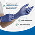 HCS Nitrile Exam Gloves - (250/Box) Disposable Medical Gloves, Latex-Free, Sensitive Skin, Fentanyl & Chemo Safe