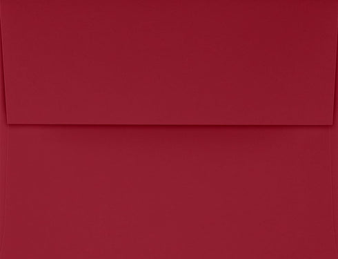 LUXPaper A2 Invitation Envelopes | Peel & Press | 4 3/8" x 5 3/4" | Garnet Red | 80lb. Text | 50 Qty