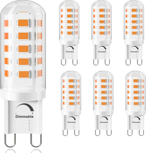G9 LED Bulb Dimmable T4 G9 4W Replacement for 40 Watts Halogen,