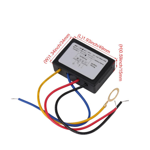 BQLZR DC LED Touch Dimmer Switch Sensor Lamp Accessories, 6-12V with Wiring Diagram for LED Light Sources