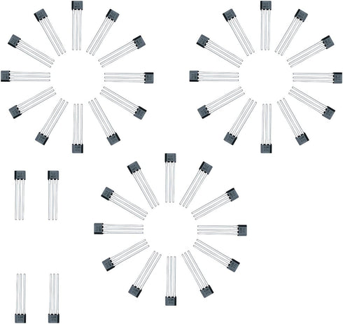 40x 41F TO-92S Bipolar Hall Effect Sensor Magnetic Detector SS41F 0H41 SH41 S41 3 Pins Sensor for Electric Vehicle Motor Industrial Applications