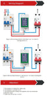 HiLetgo AC Digital Multimeter 50-300V 100A with LCD Display for Current, Voltage, Active Power, and Energy Measurement