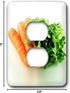 3dRose lsp_4230_6 2 Carrots Plug Outlet Cover