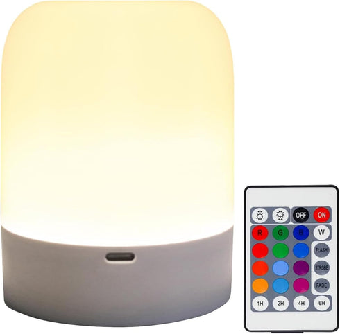 XOIDMIVCN Rechargeable Night Light for Baby Nursery with Touch Control, 13 Colors &