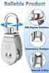 Can Swivel Rope Pulley Cable Pulley Block 304 Stainless Steel Small Heavy Duty M15 M20 M25 M50 for Gym Equipment