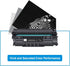 TRUE IMAGE Compatible Toner Cartridge Replacement for HP 49A - 2-Pack Black for 1320, P2015 Printer Ink