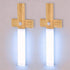 LAVAED Motion Sensor Lights Indoor,LED Rechargeable Battery Operated Wall Sconce Magnetic Stairway