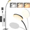 Mojimdo 168 LED Floor Lamp with Remote Control, 2-in-1 Convertible Floor/Desk Lamp, 360