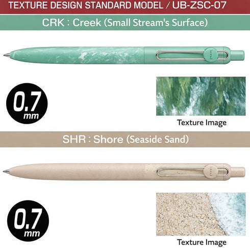 Uniball ZENTO 6 0.38mm, 0.5mm, 0.7mm UBN-ZSC-6C ZENTO Standard Model Ballpoint Pen Limited Aesthetic Colors (Creek