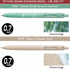 Uniball ZENTO 6 0.38mm, 0.5mm, 0.7mm UBN-ZSC-6C ZENTO Standard Model Ballpoint Pen Limited Aesthetic Colors (Creek