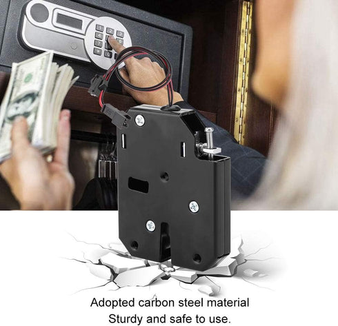Sonew DC 12V Cabinet Drawer Electric Control Drawer Switch Lock with Detecting Switch