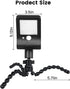 Thumok 60 3 (1) Solar Fence Lights Outdoor, LEDs Motion Sensor Security Light with Flexible Octopus Tripod, Lighting