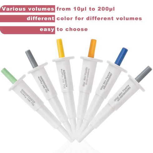 ONiLAB Mini Fixed Volume Pipette Manual Single Channel Pipettor, Laboratory Micro Pipette Volume 10µl Light Green