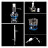 Glass Distillation Apparatus, Vacuum Distillation Equipment, Chemistry Lab Glassware Kit for Essential Oils