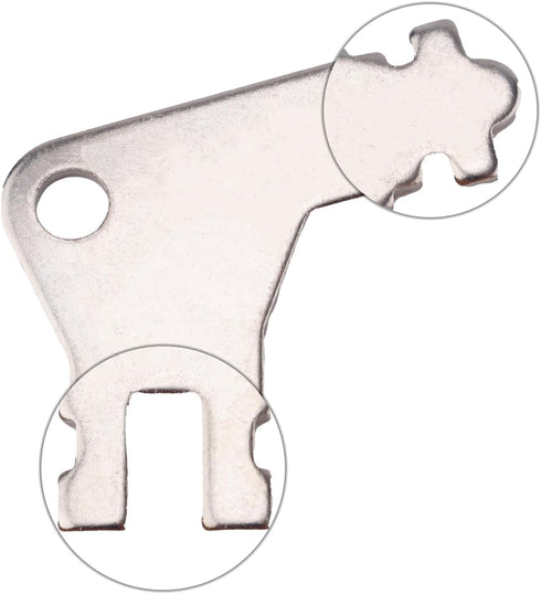 Gosknor 12pcs Paper Towel Dispenser Key for Georgia Pacific, Iron Tissue Dispenser Key Replacement Toilet Paper Holder
